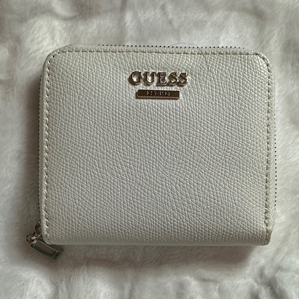 GUESS Ivory Textured Wallet